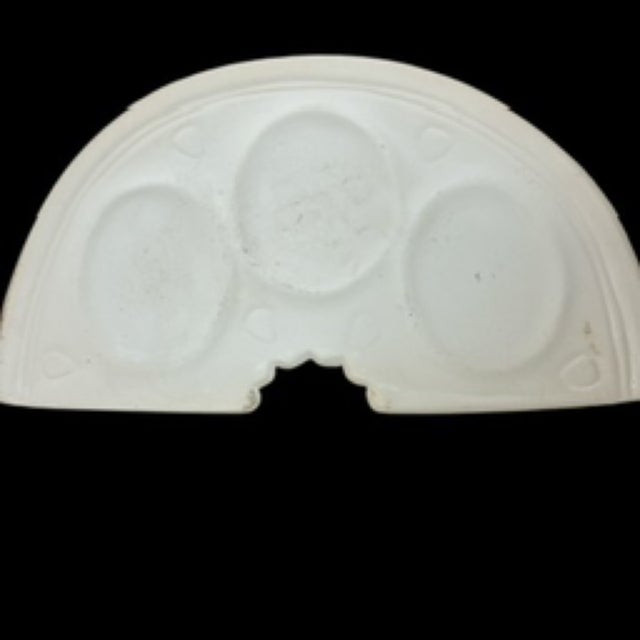 Ancien Moule à Glaçons En Céramique - Motif Bébés Et Instruments - Albertas 1279 (États-Unis)